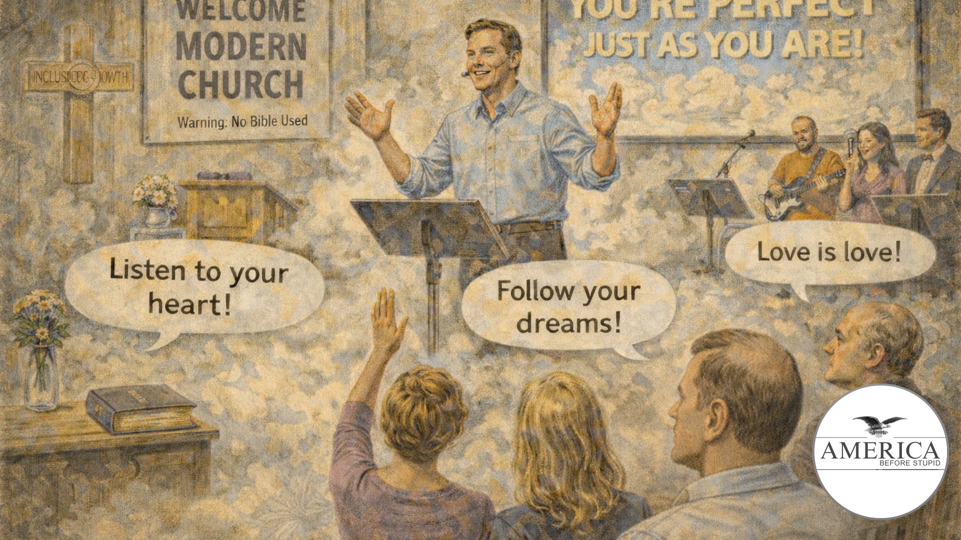 Churches Urged to Modernize by Avoiding the Bible Entirely