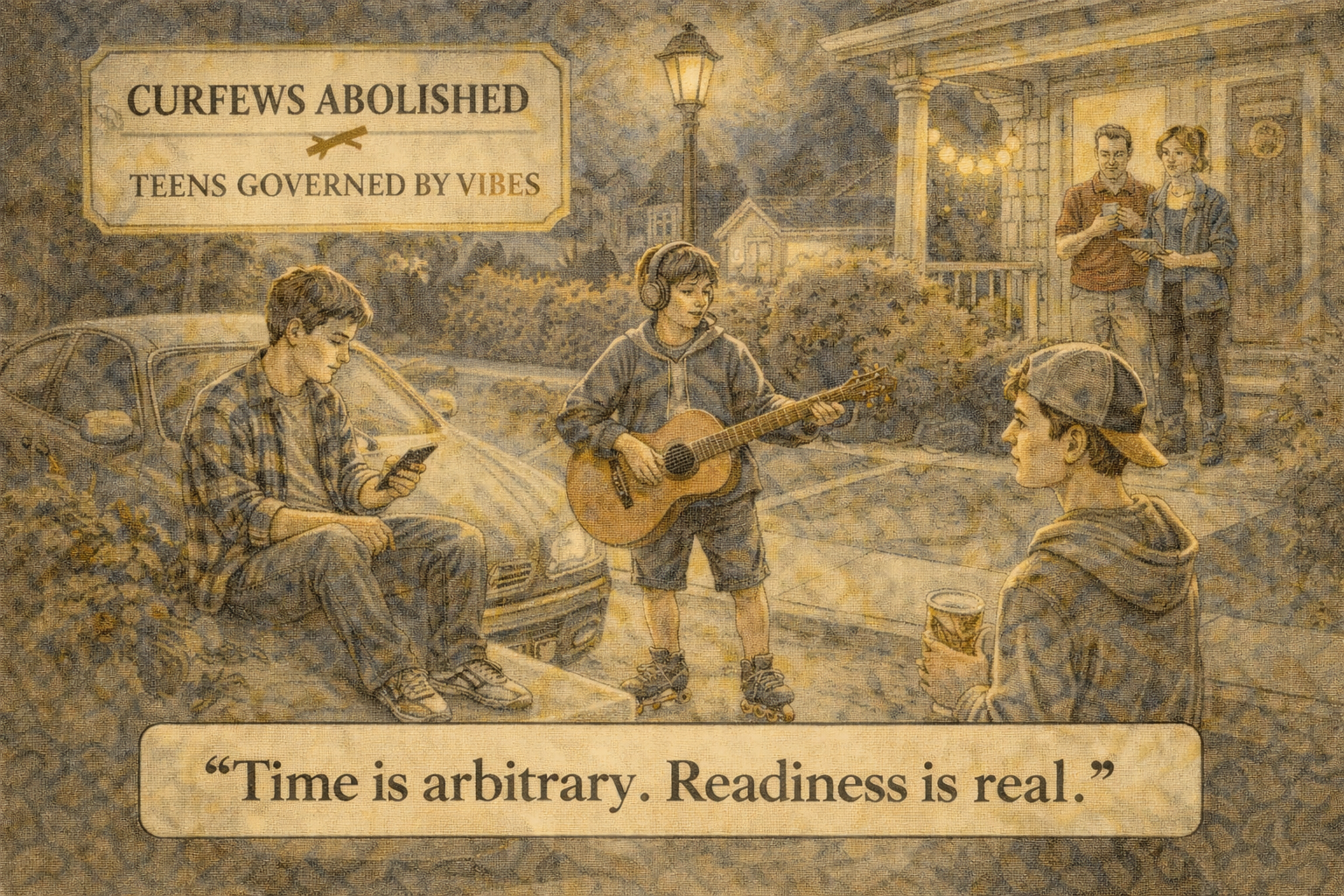 Neighborhood Declares Curfews ‘Authoritarian’ — Teens Now Governed by Vibes